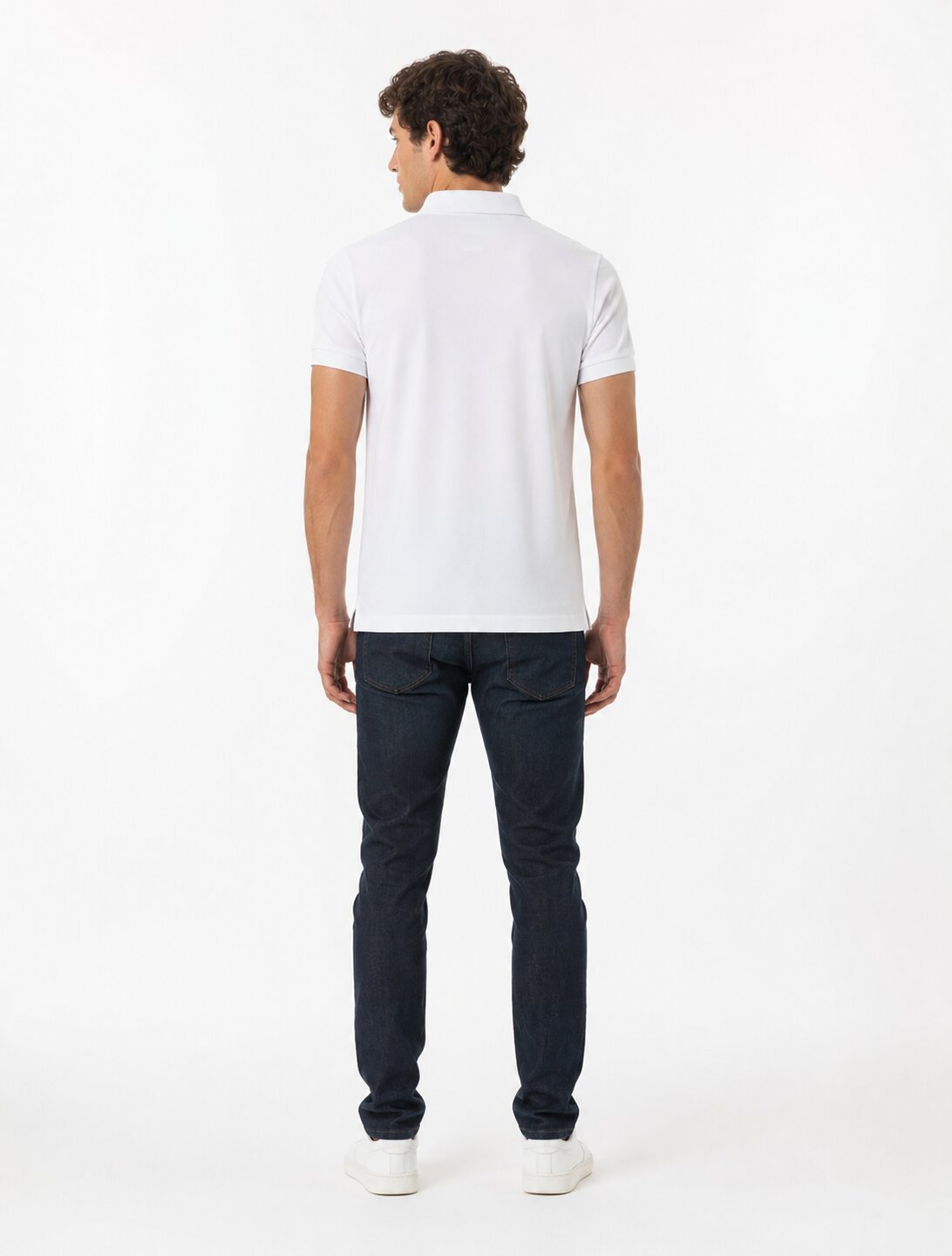 John Richmond Polo Bianca Logo Quadrato Uomo Maniche Corte - UMP26036PO_