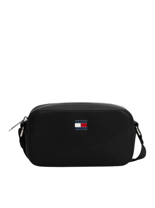 Tommy Hilfiger borsa nera donna mini logo ! Misure: 10 x 9.5 x 6 cm