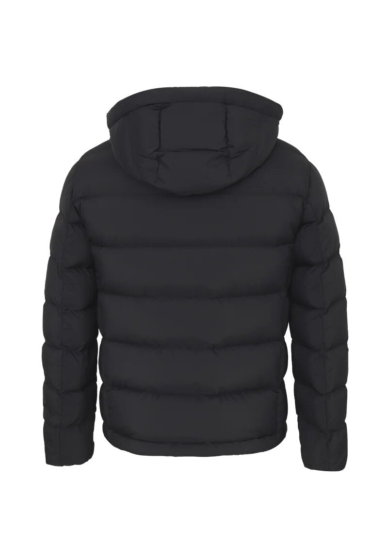 Peuterey piumino invernale bambino e ragazzo nero con cappuccio