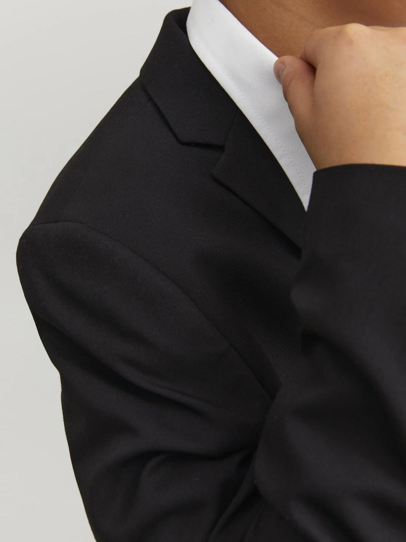 Jack & Jones Junior giacca elegante bambino e ragazzo nera slim fit - NERO | CammarataMode