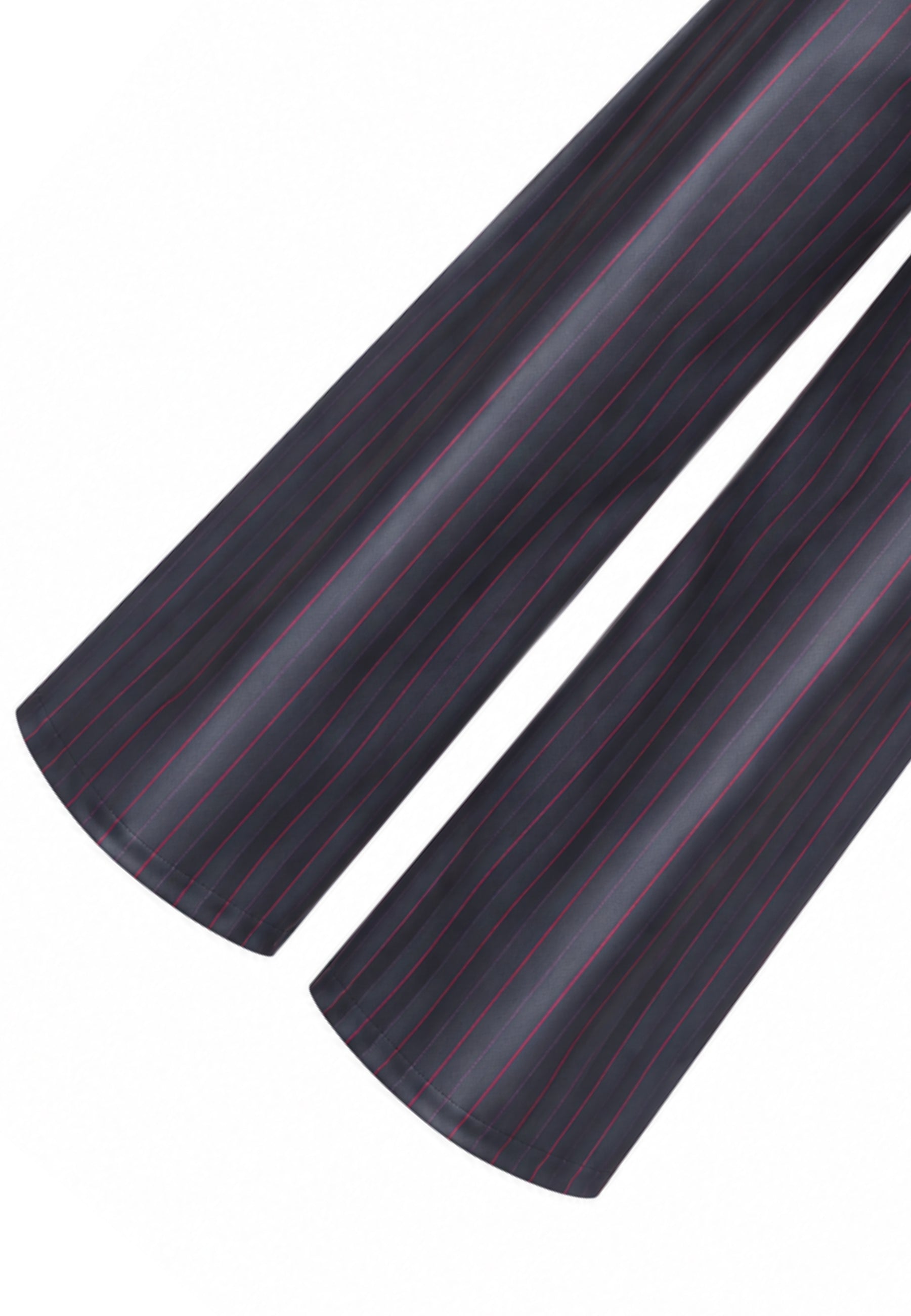 John Richmond pantalone grigio con righe sottili rosa e elastico logato in vita Bambine e ragazze rga26105pa.grig_