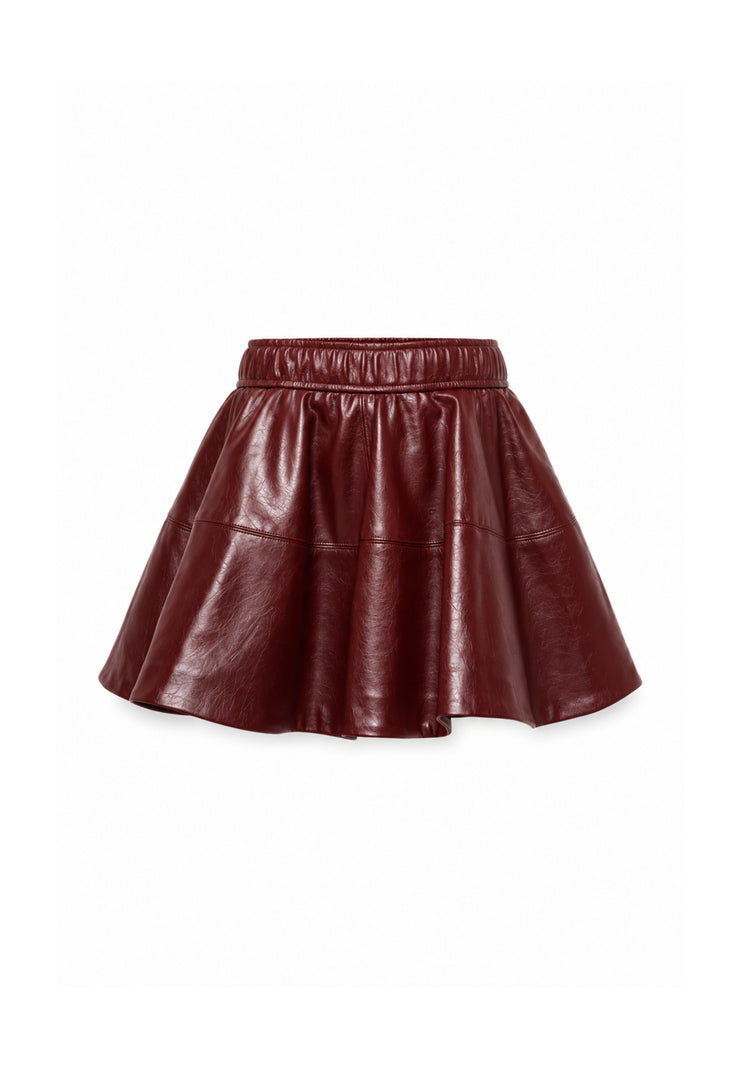 ONLY KIDS GONNA BORDEAUX IN PELLE Bambine e ragazze 15383232.BORDEAUX_