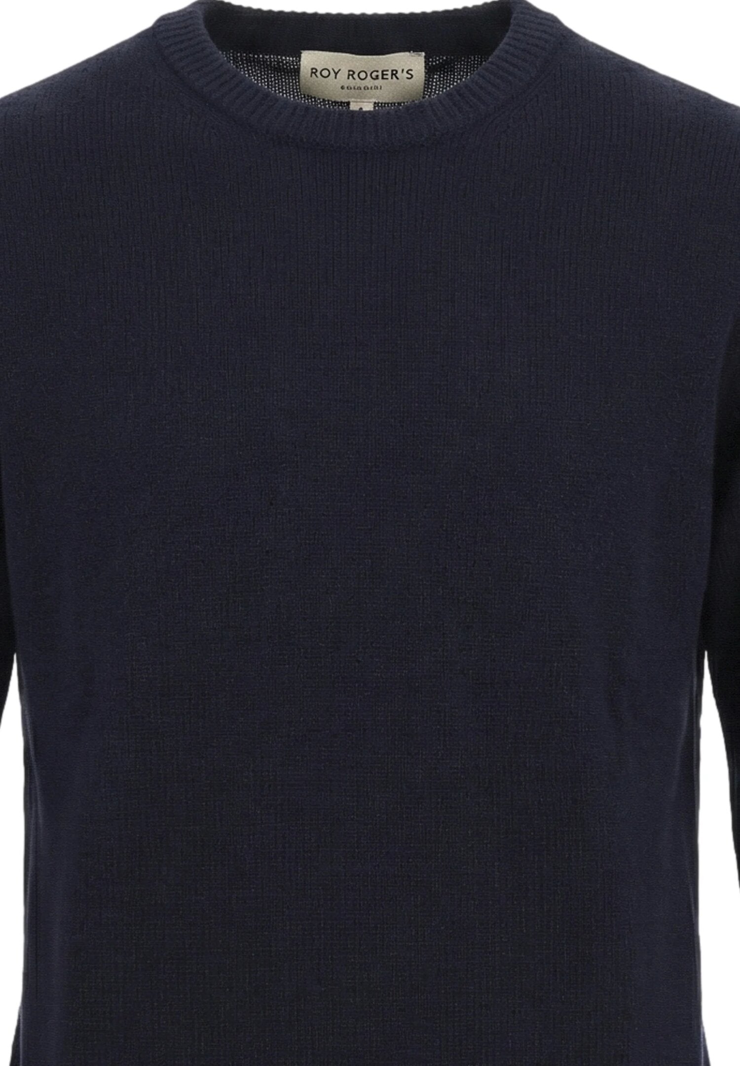 Roy Roger's Maglioncino Blu Bambino Girocollo Primaverile In Cotone RG109_