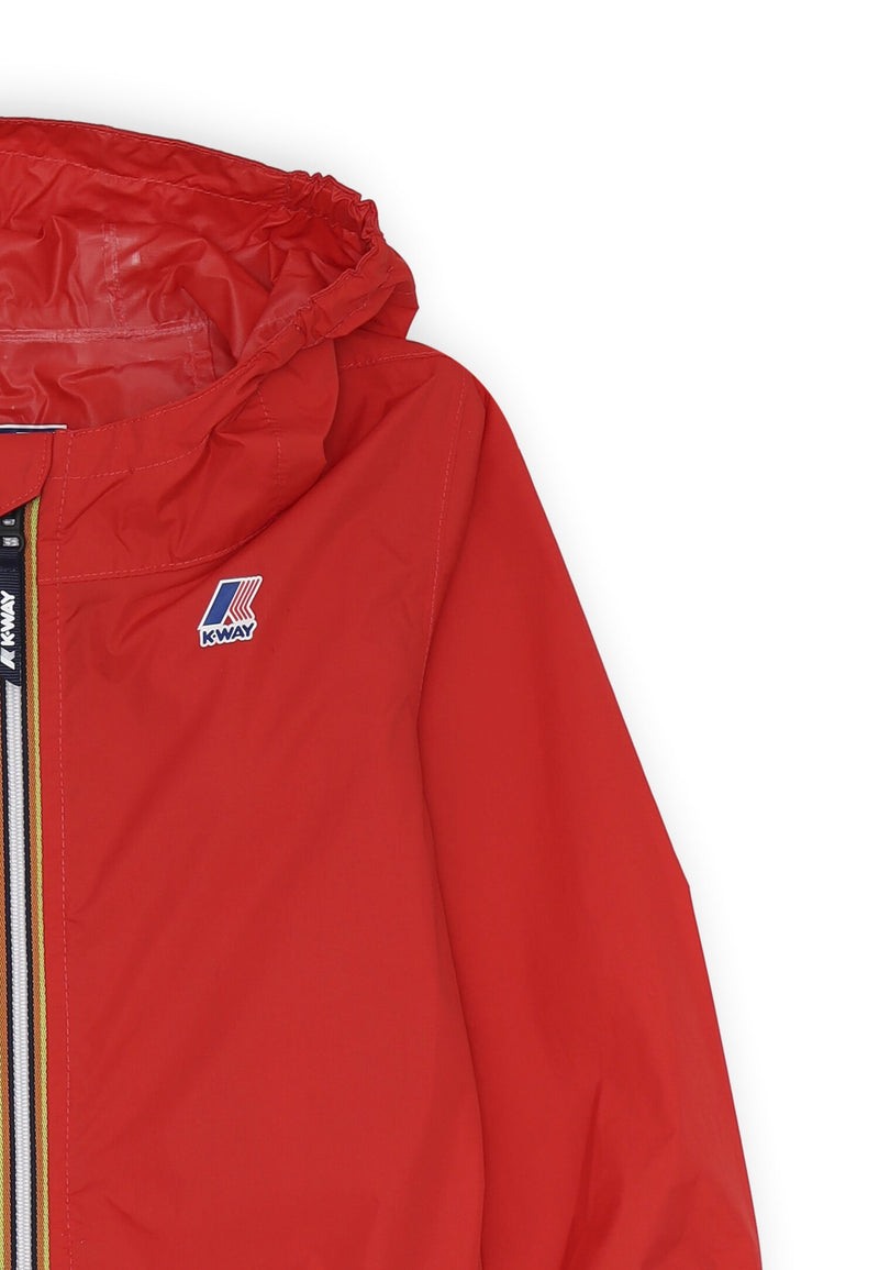 K-Way Red Windbreaker Jacket Kids Spring Summer 2025 - RED | CammarataMode