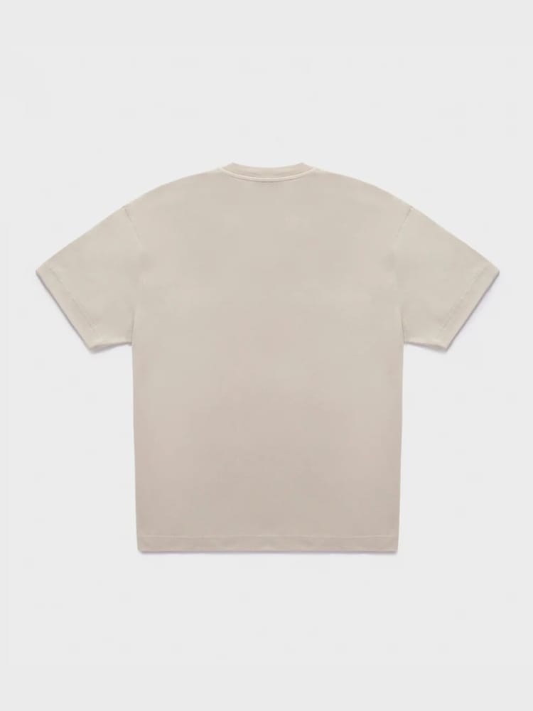 Refrigiwear tshirt beige uomo mini logo