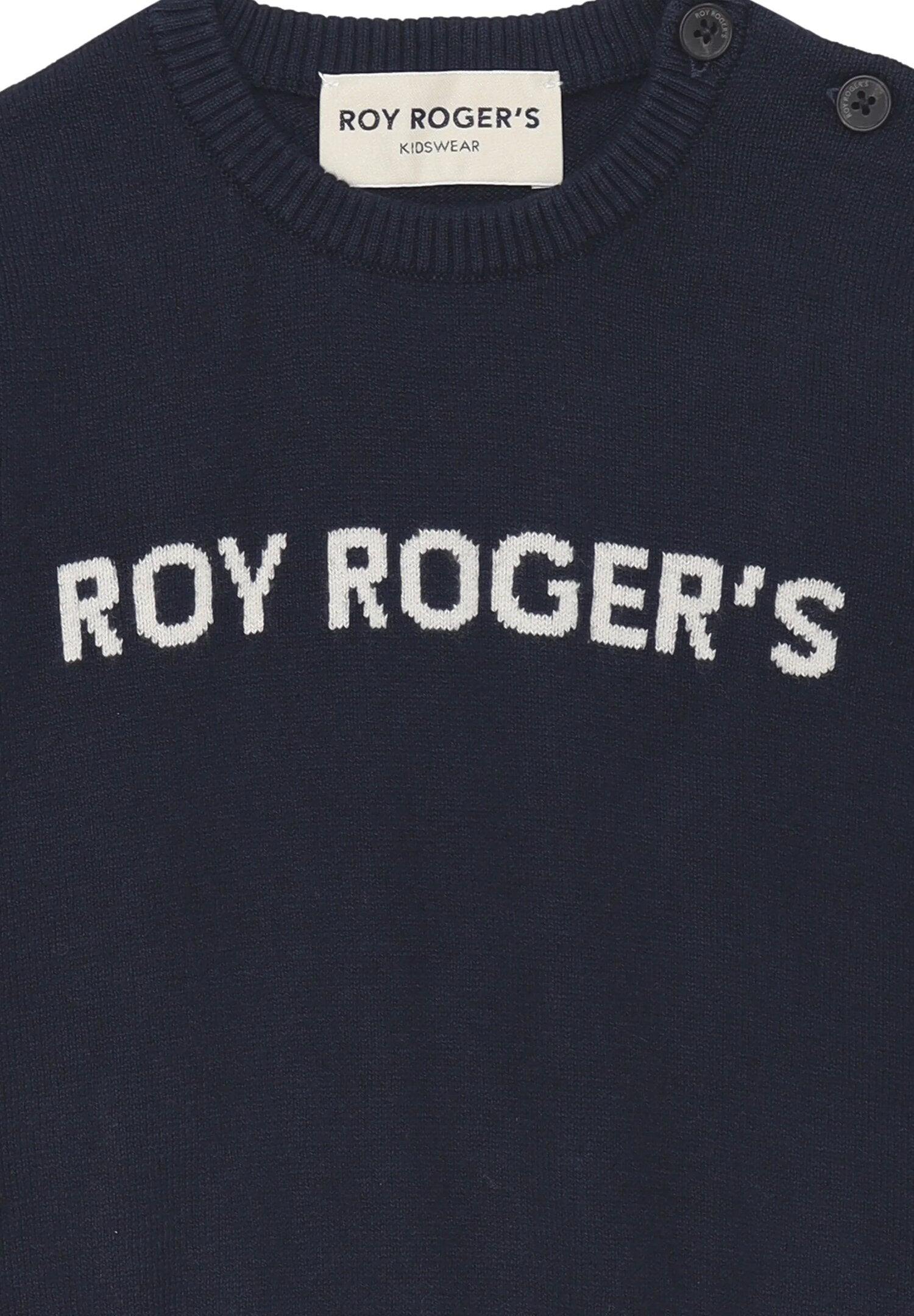 Roy Rogers Maglione Neonato Blu Cotone – 3/36 mesI