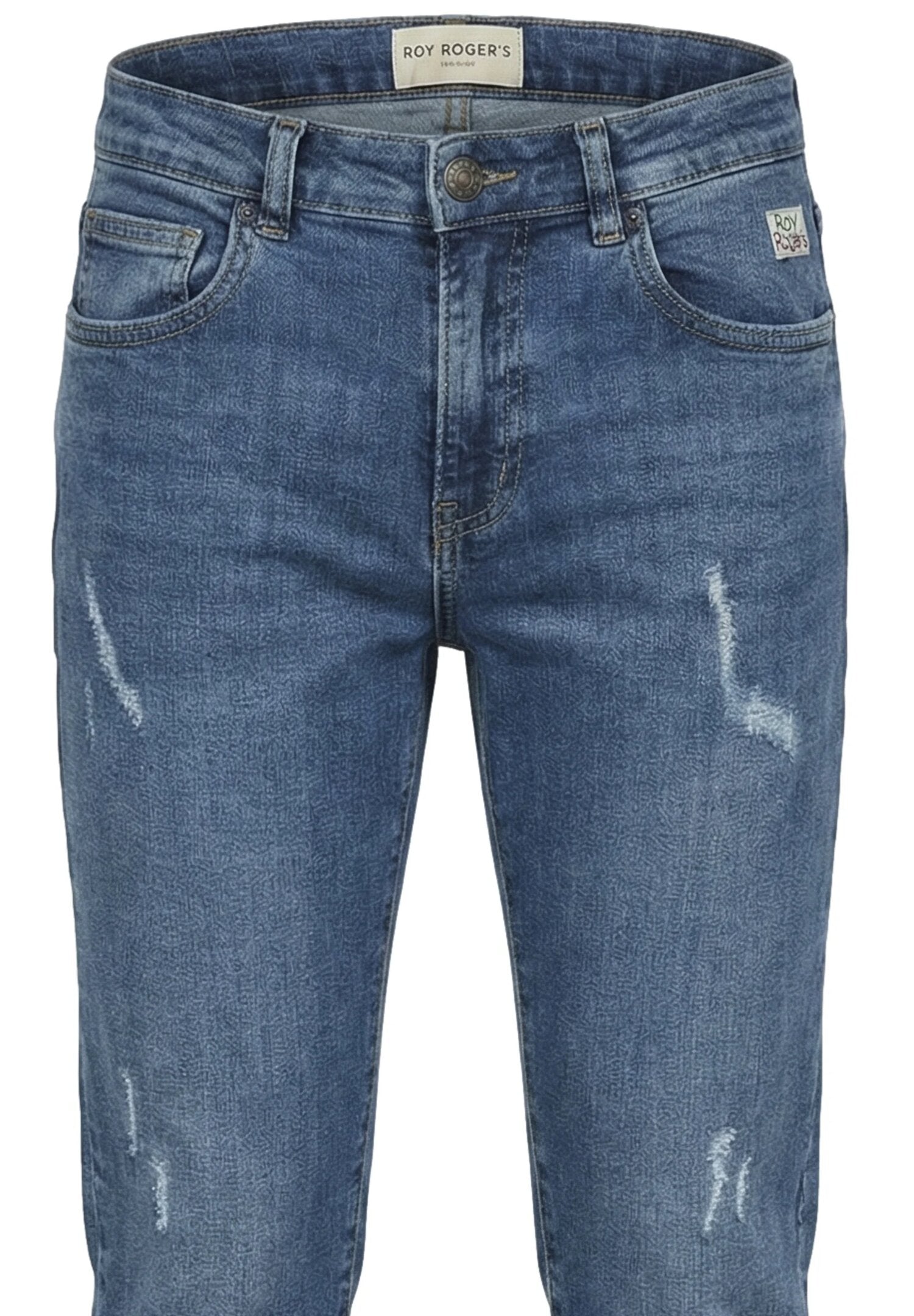 Roy Roger's Jeans Blu Bambino Slim Fit Quotidiano In Denim RG147_