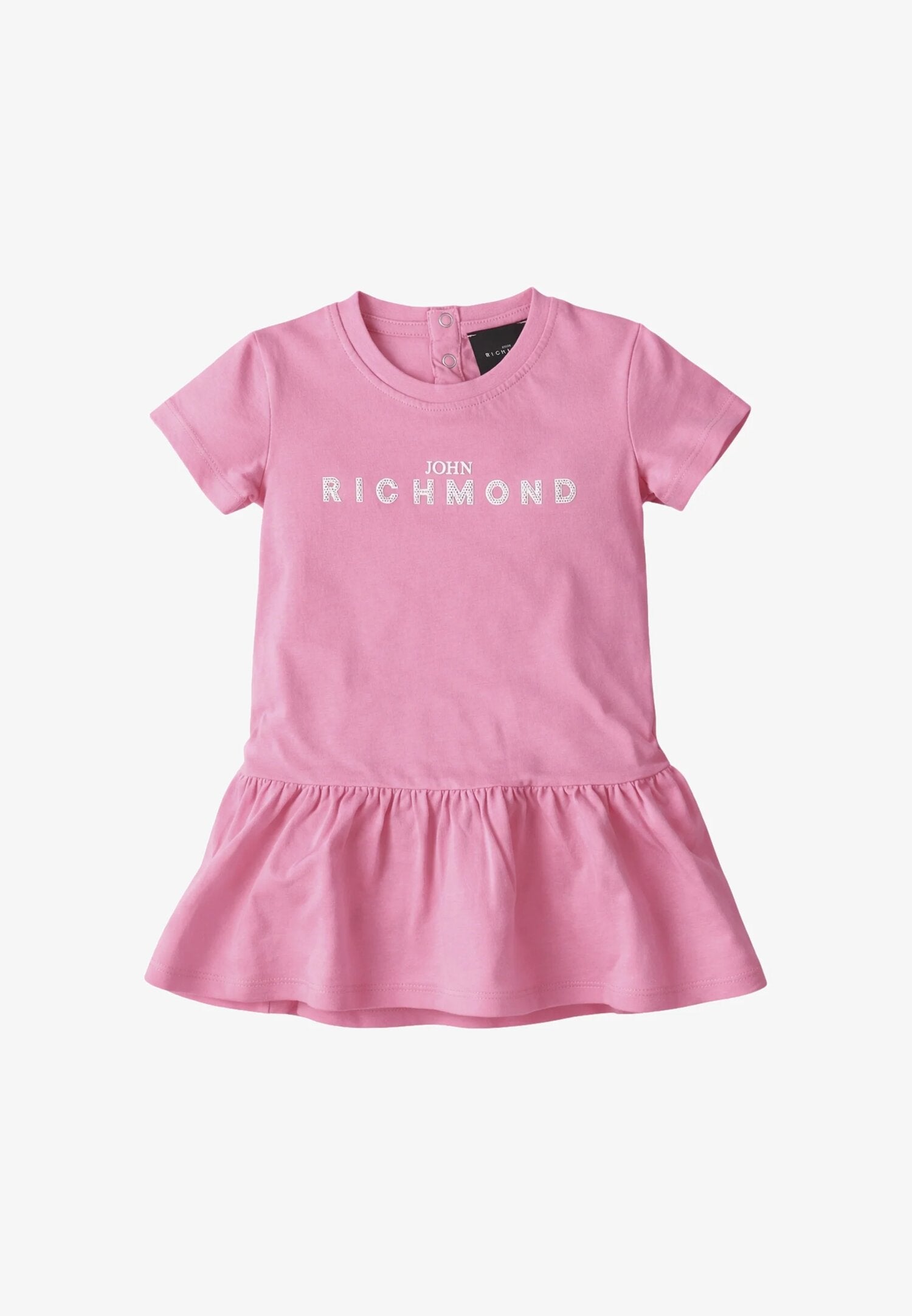 John Richmond Vestito Rosa Con Gonna Arricchiata Neonata RIP26034VE_