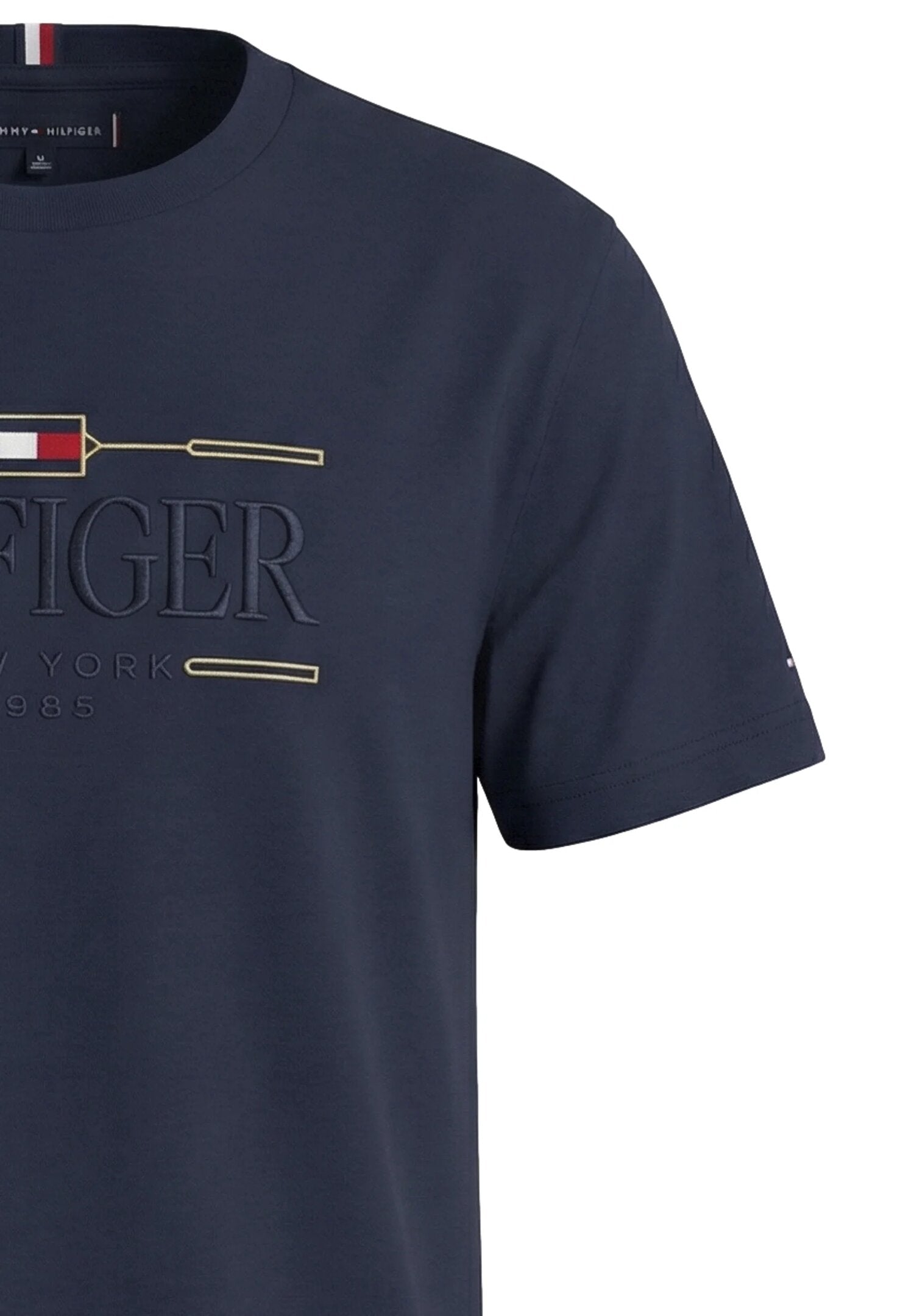 Tommy Hilfiger Tshirt Ragazzo Blu Girocollo Sportivo In Cotone KB0KB10360C1G_