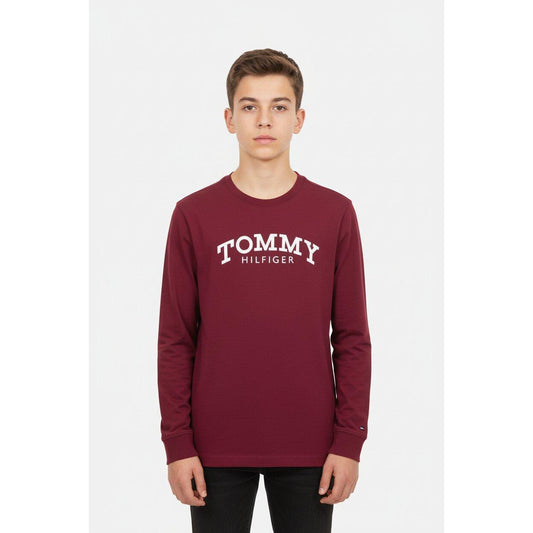 Tommy Hilfiger Tshirt Ragazzo Vinaccio Maniche Lunghe | Scuola PE26