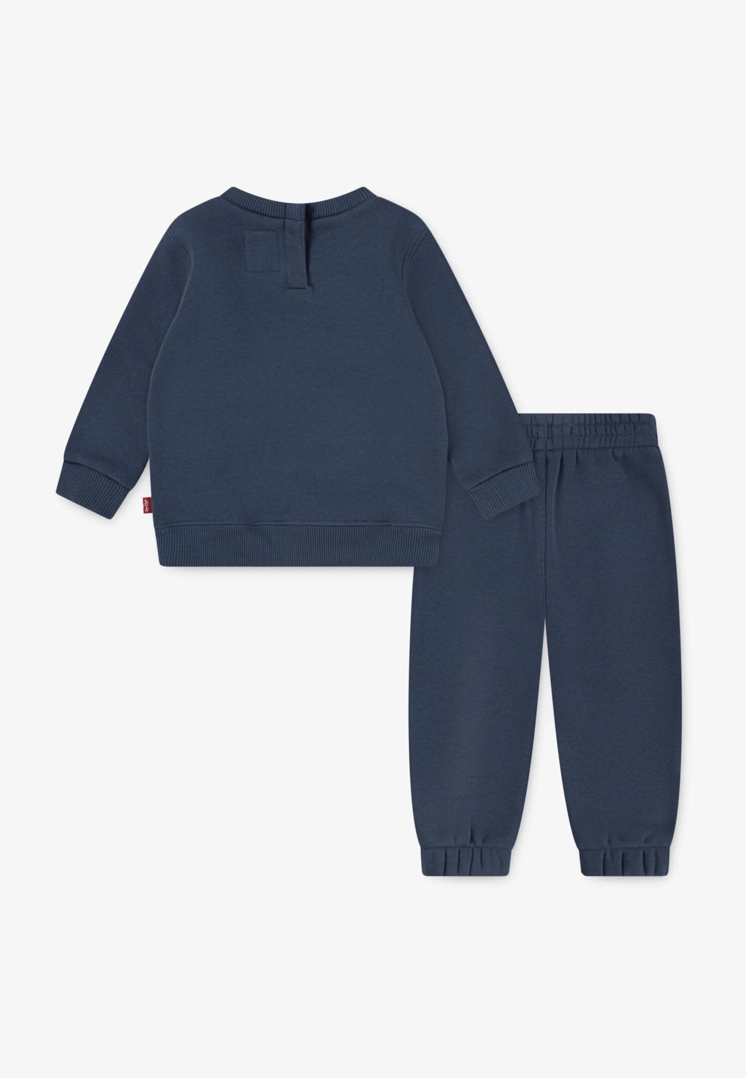 Levi's Tuta Blu Neonato In Cotone Girocollo Sportivo AI25