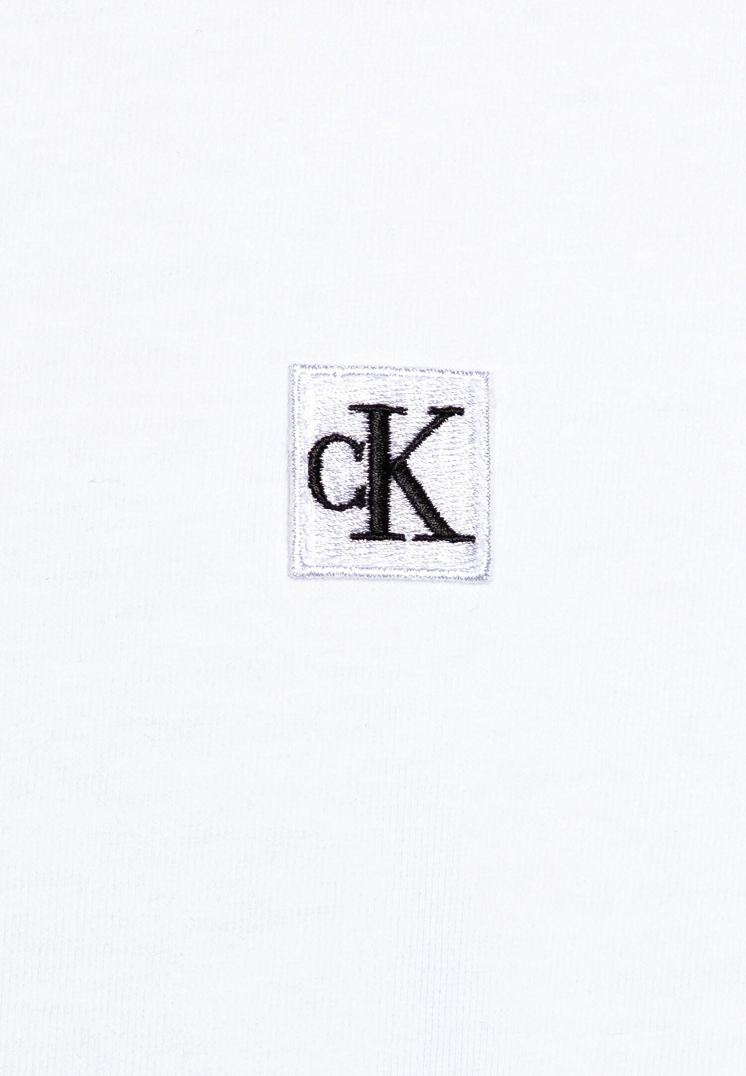 Calvin Klein Tshirt Bianca Bambino In Jersey Maniche Corte Passeggio PE26