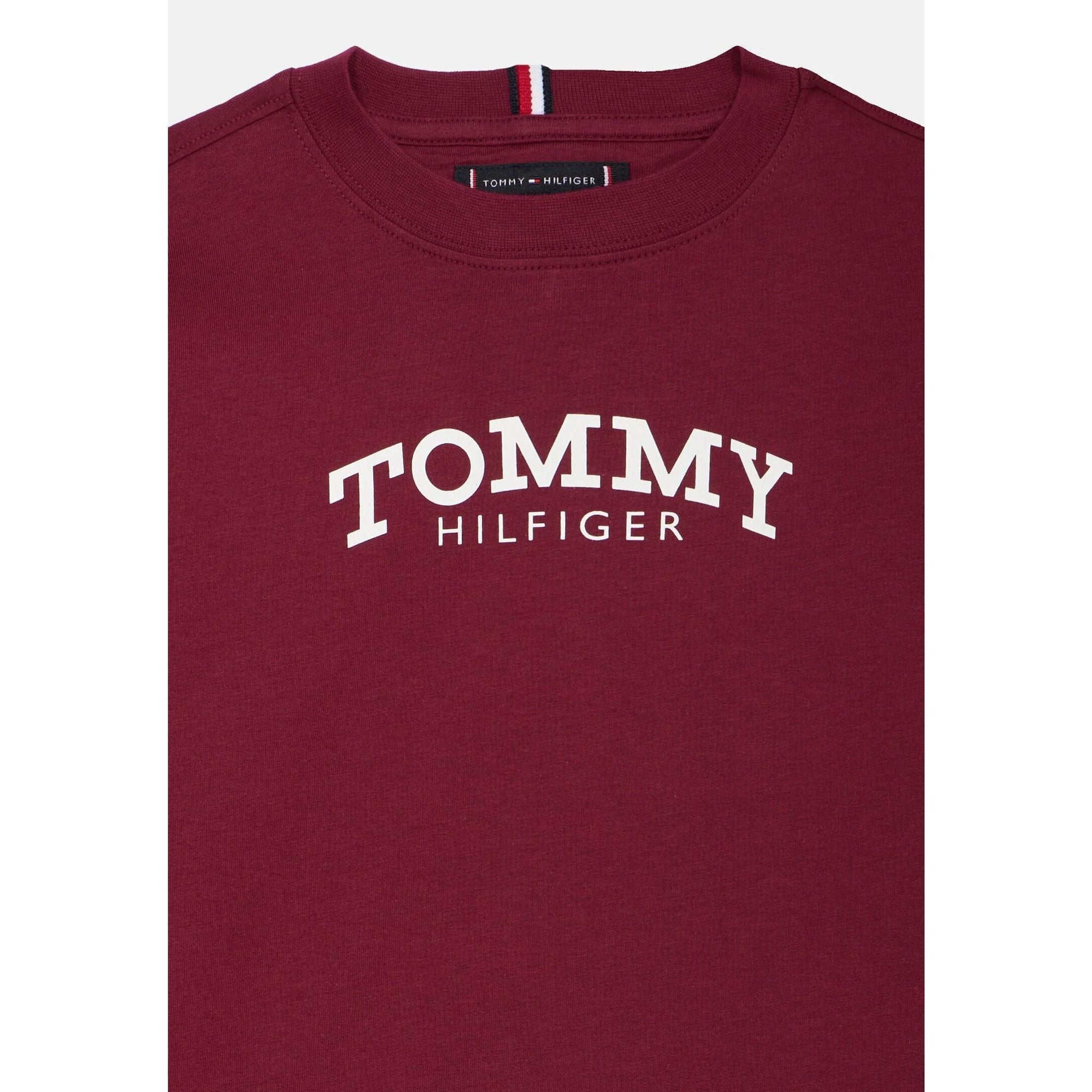 Tommy Hilfiger Tshirt Ragazzo Vinaccio Maniche Lunghe Scuola PE26
