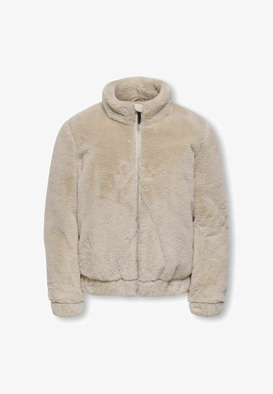 ONLY KIDS PELLICCIOTTO beige CON ZIP Bambine e ragazze 15386856.BEIGE_