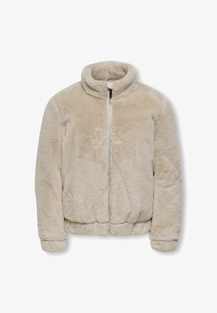 ONLY KIDS PELLICCIOTTO beige CON ZIP Bambine e ragazze 15386856.BEIGE_
