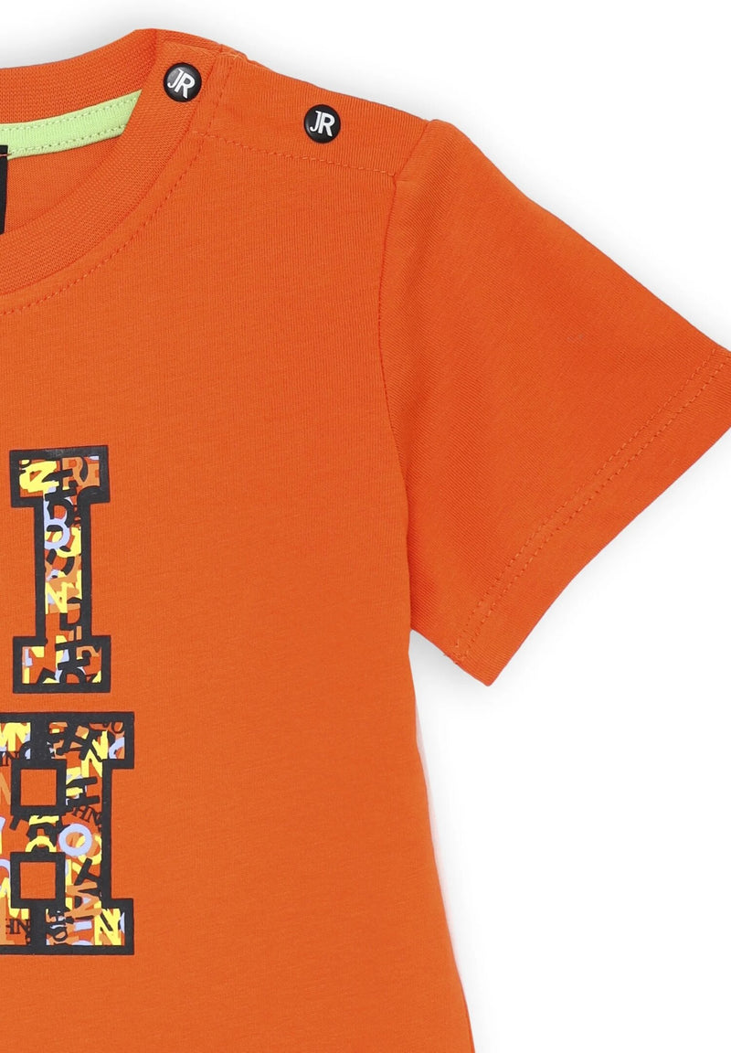 T Shirt Neonato John Richmond Arancio Primavera Estate 25 - ARANCIO | CammarataMode