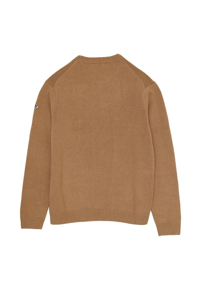 Roy Rogers maglione bambino e ragazzo cammello cotone e lana logo | CammarataMode