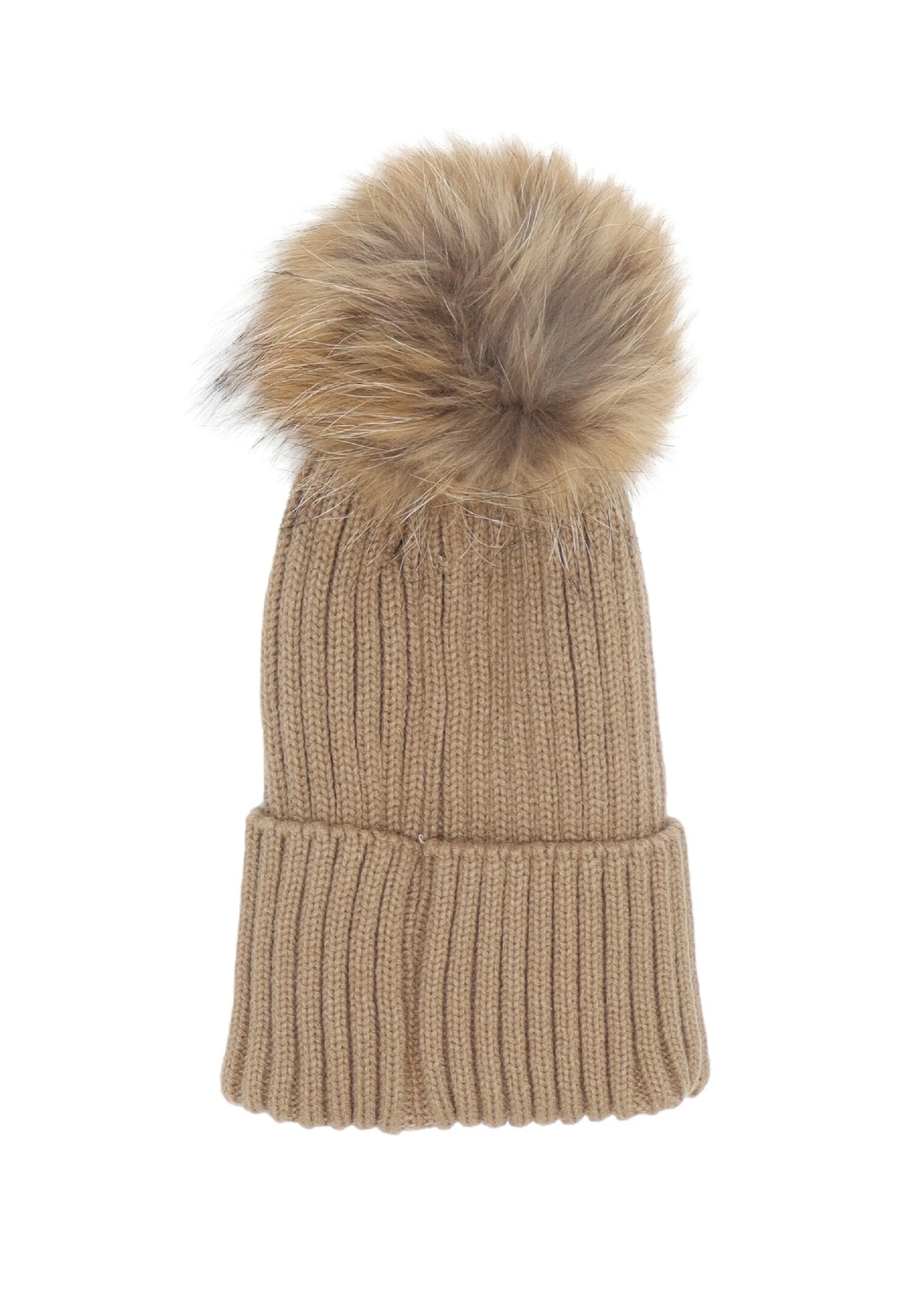 Refrigiwear Cappello Beige Donna In Lana Cuffia Quotidiano AI25