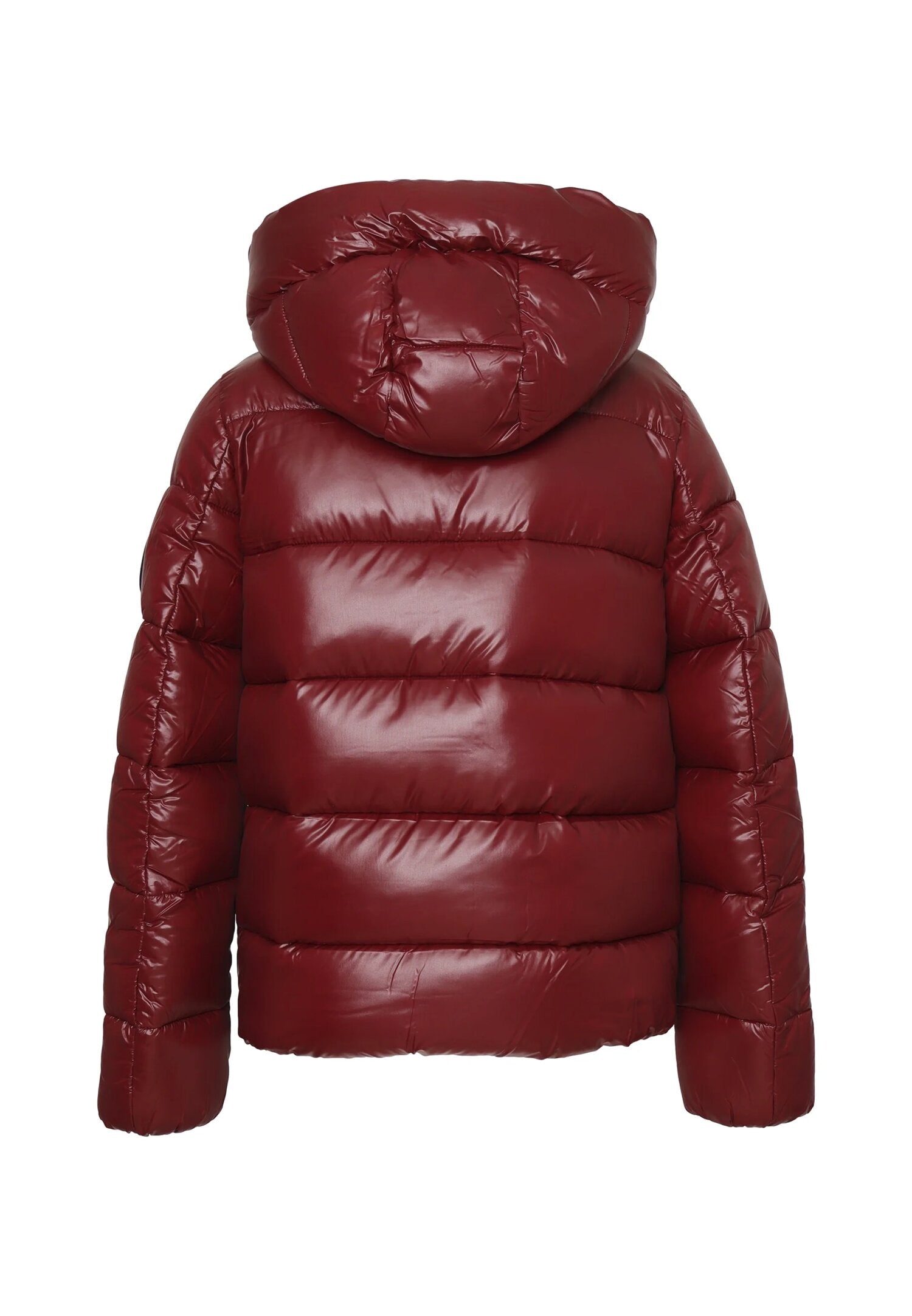 Save The Duck Giubbotto Bambina Bordeaux In Nylon Con Cappuccio Sportivo AI25