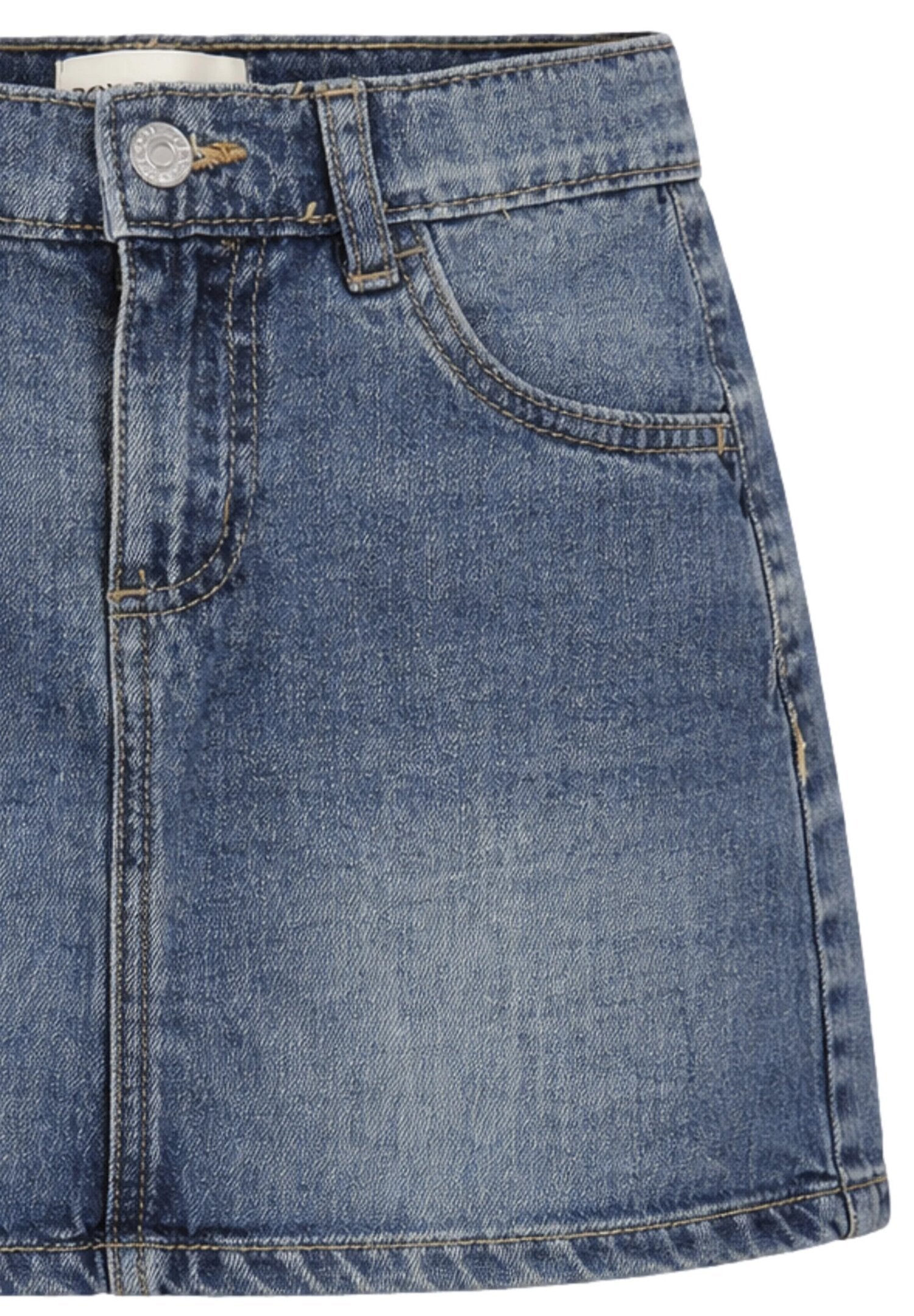 Roy Roger's Gonna Jeans Bambina Tasche Laterali RG198_