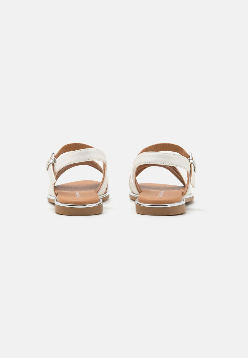 Calvin Klein Jeans Girls Spring Summer 2025 White Elegant Sandals - WHITE | CammarataMode
