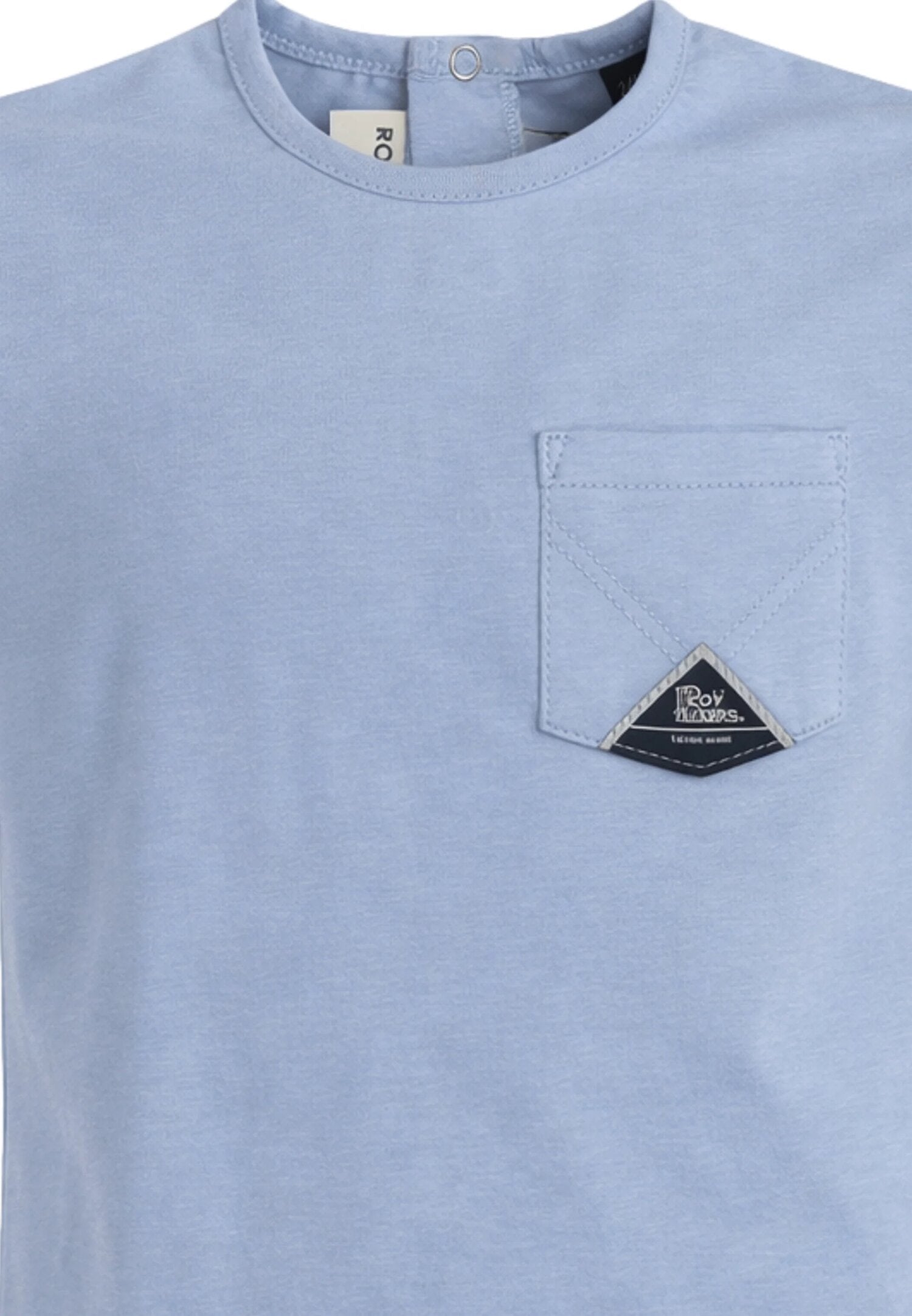 Roy Roger's Tshirt Azzurro Neonato Maniche Corte Sportivo In Cotone RG188B_