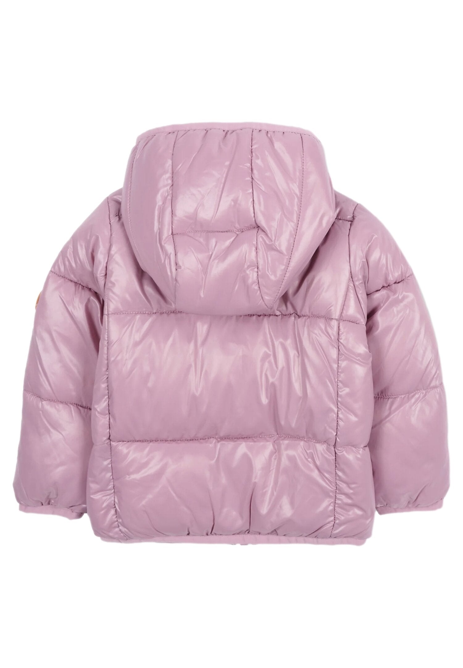 Save The Duck Giubbotto Rosa Neonata In Nylon Con Cappuccio Invernale AI25