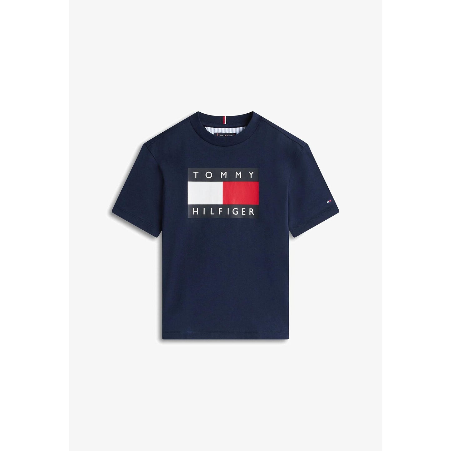 Tommy Hilfiger Tshirt Blu Bambino Girocollo | Quotidiano In Cotone KB0KB10340C1