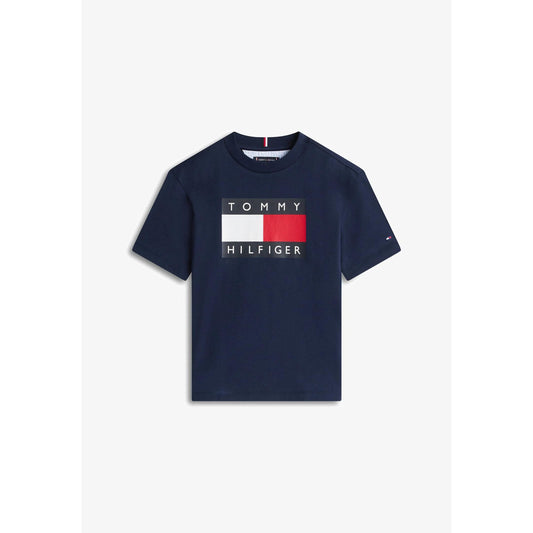Tommy Hilfiger Tshirt Blu Bambino Girocollo | Quotidiano In Cotone KB0KB10340C1