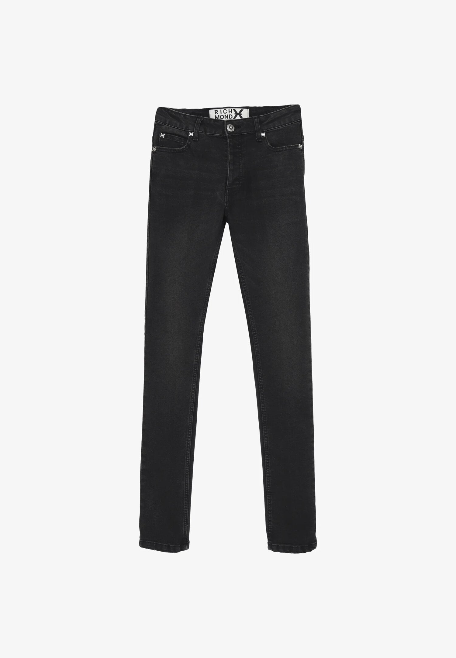 John Richmond Jeans Nero Uomo In Cotone Slim Fit Sportivo AI25