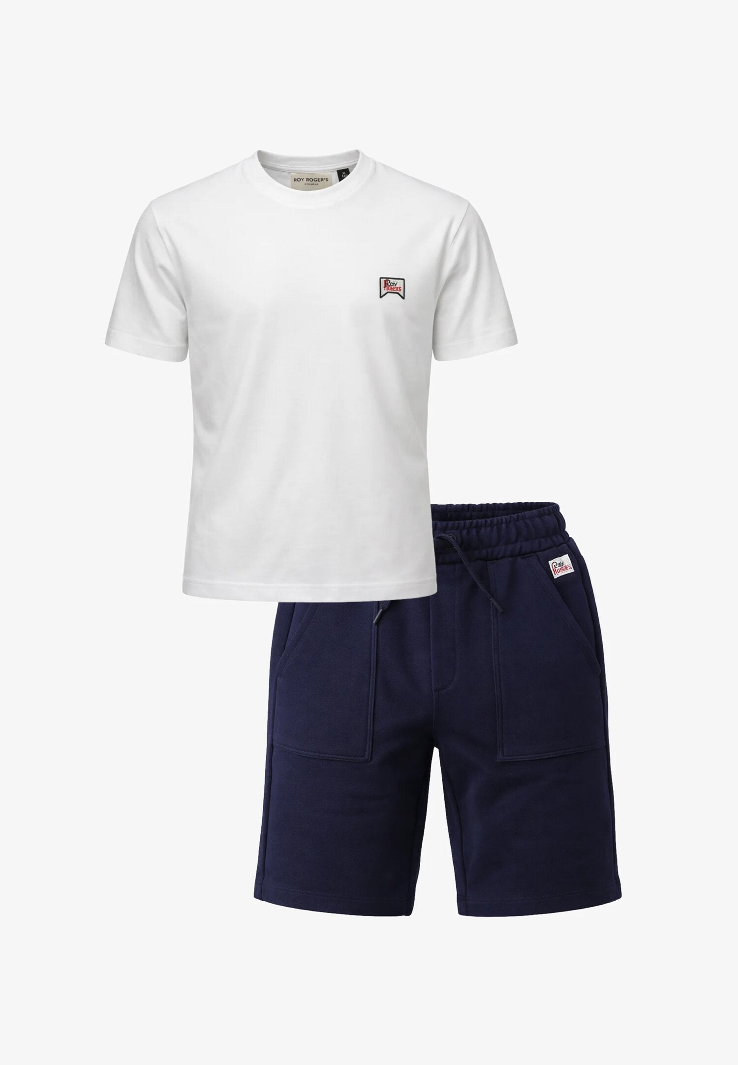 Roy Roger's Completo Bambino Bianco Girocollo RG103+140_