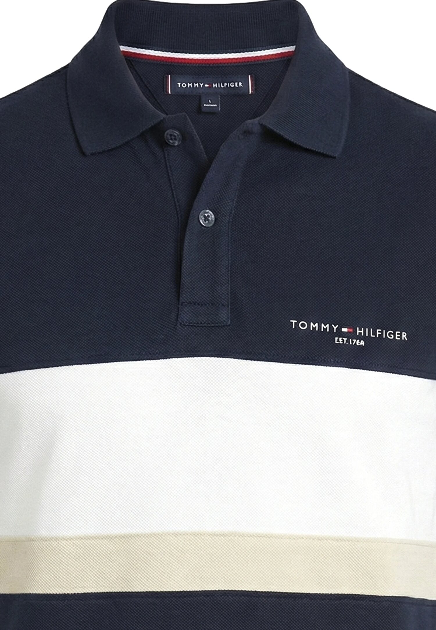 Tommy Hilfiger Polo Beige Piquet Ragazzo KB0KB10383C1G_