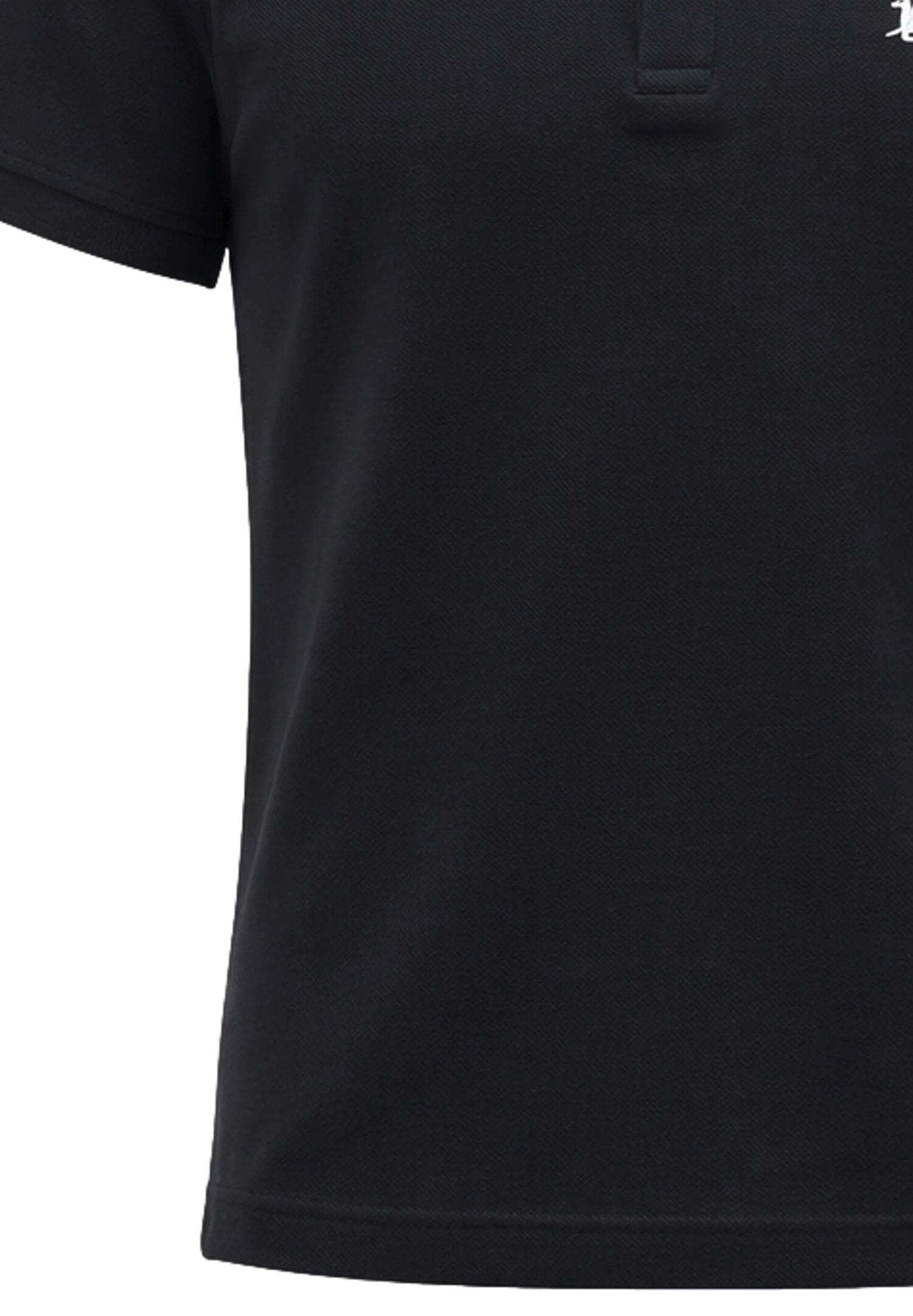 La Martina Polo Blu Scuro Con Logo Piccolo Bianco Bambino MAB0016_