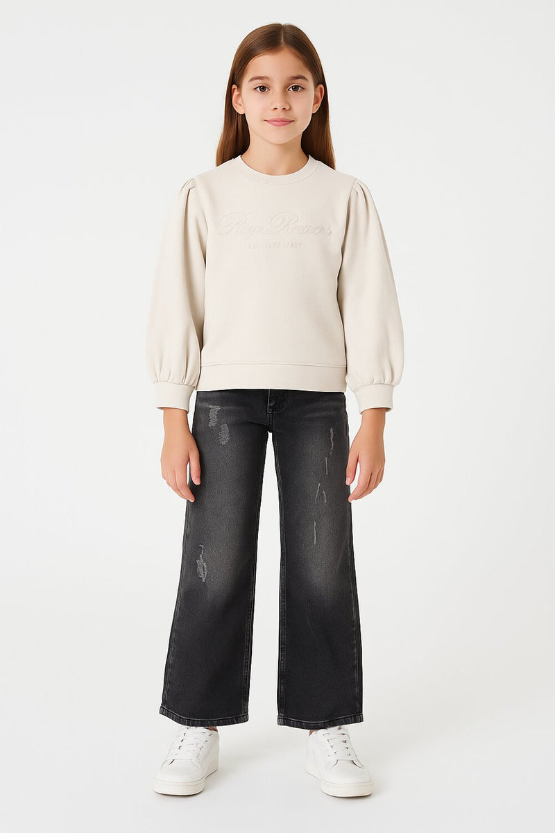 Roy Rogers Jeans a Sigaretta bambina – Black Denim Cotone Stretch - NERO | CammarataMode