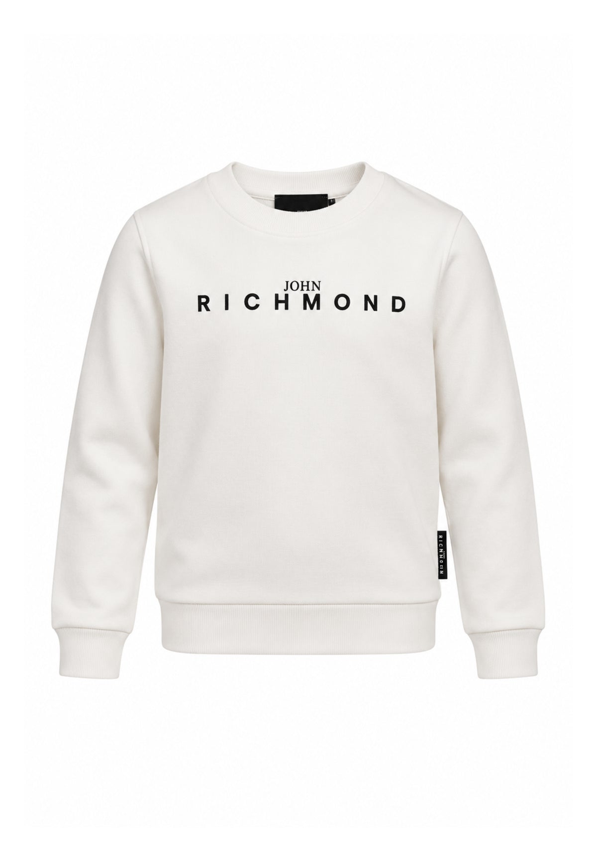 John Richmond TUTA BIANCA A GIROCOLLO CON PANTALONE NERO Bambine e ragazze RGA26019CF.BIA_