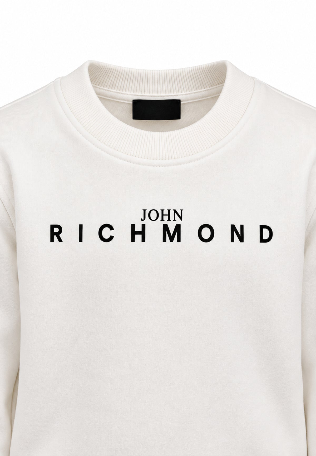 John Richmond TUTA BIANCA A GIROCOLLO CON PANTALONE NERO Bambine e ragazze RGA26019CF.BIA_