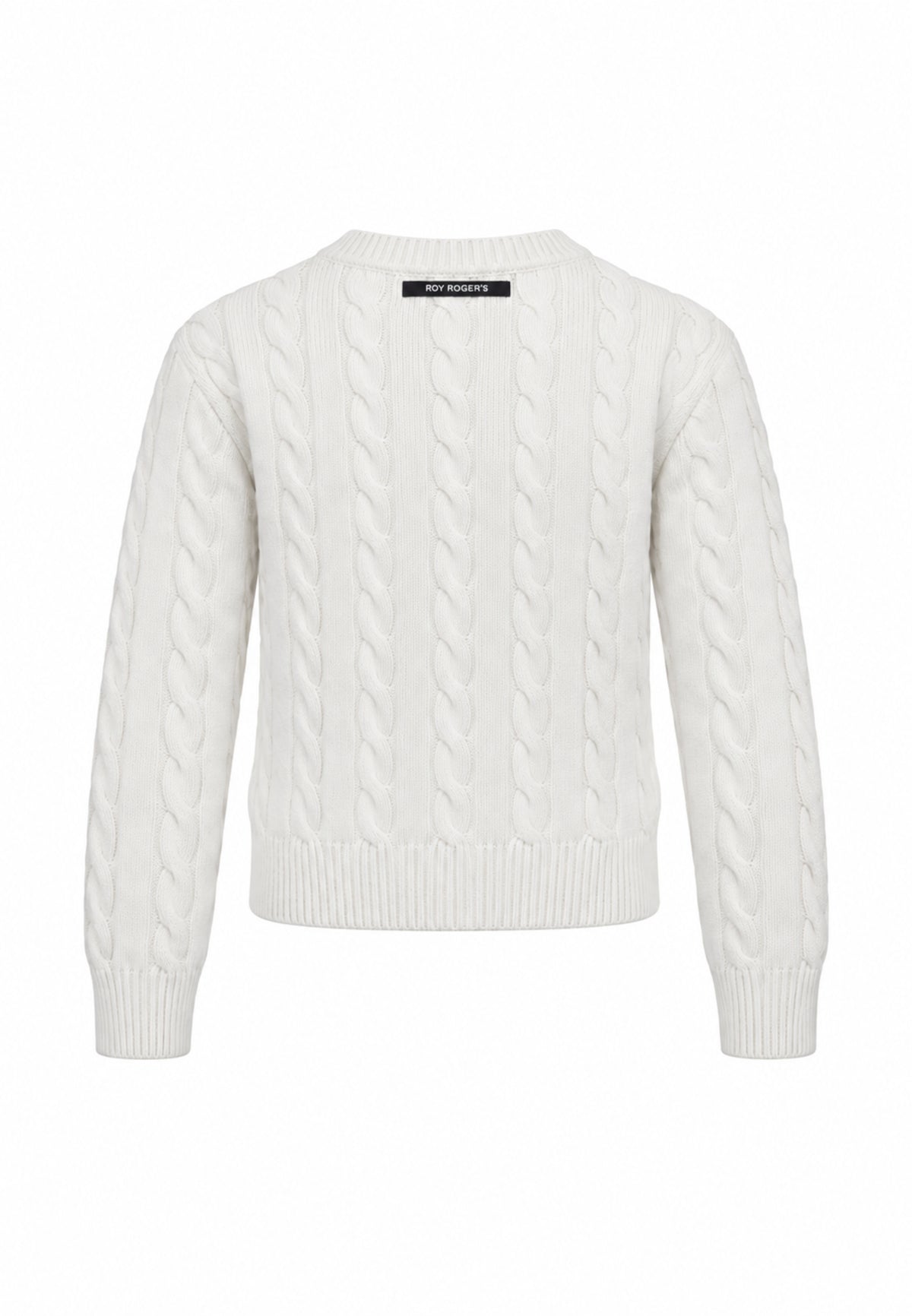 Roy Roger's maglia PANNA Treccia SAGOMATA Bambine e ragazze rh152/00.panna_