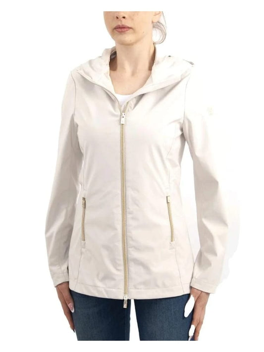 Ciesse Piumini giubbotto bianco donna mini logo