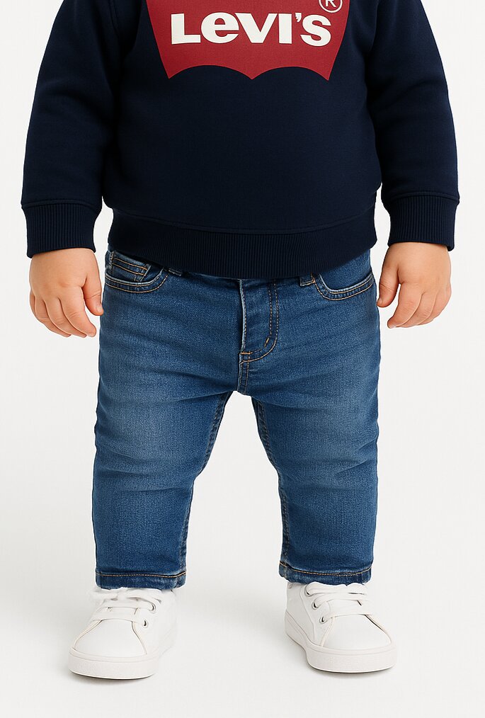 Levi’s Jeans Neonato Slim Fit – Pull On Elasticizzato Blu Medio