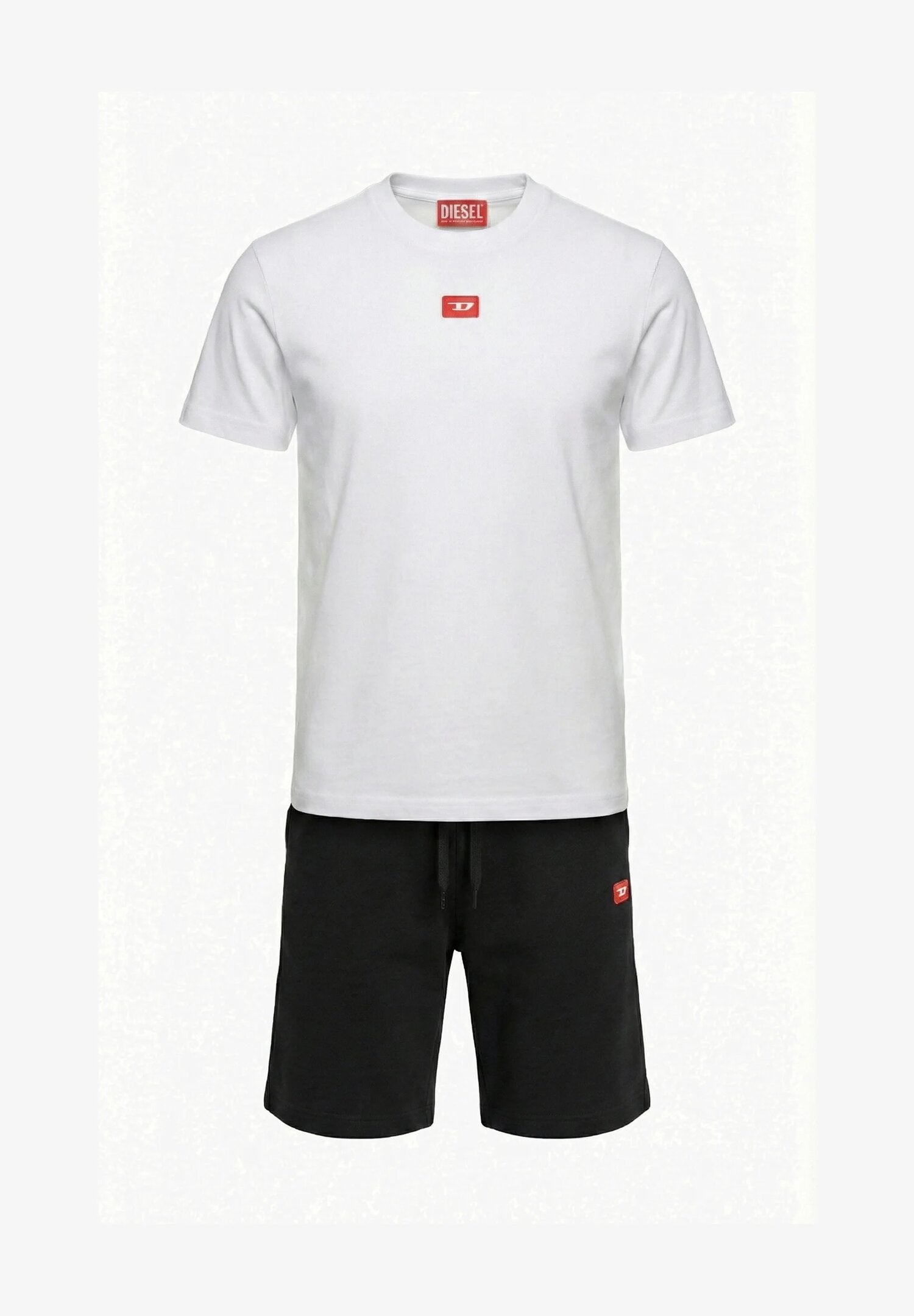 Diesel Completo Bianco/nero Ragazzo Girocollo Sportivo In Cotone TXDIEGO+PXGI