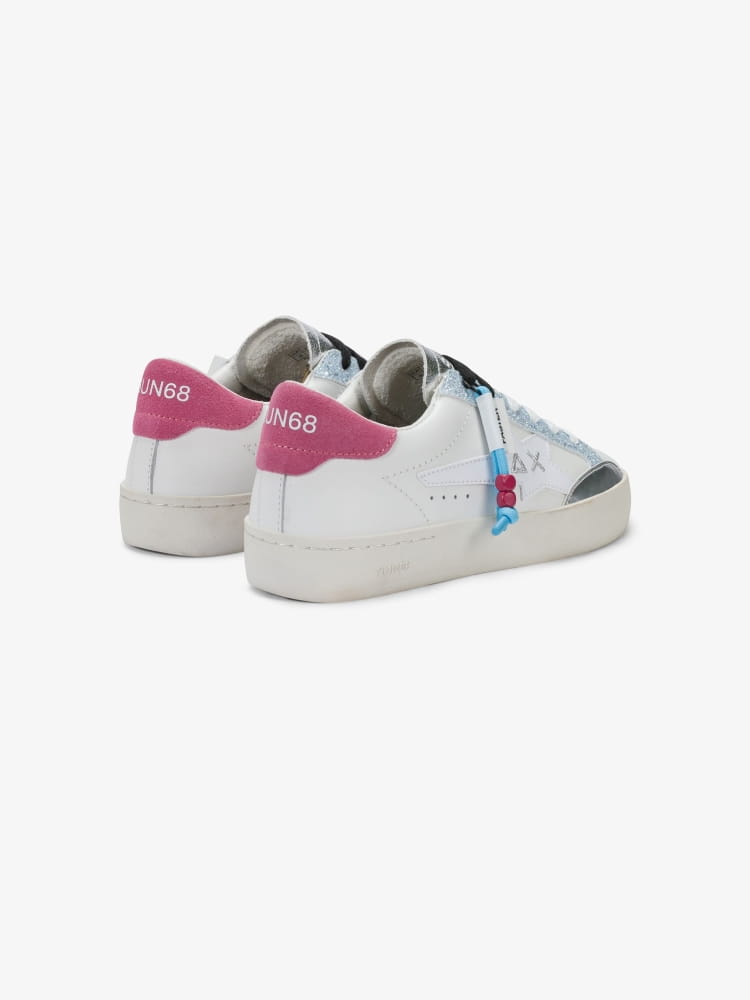 Sun68 scarpe bianche donna multicolor