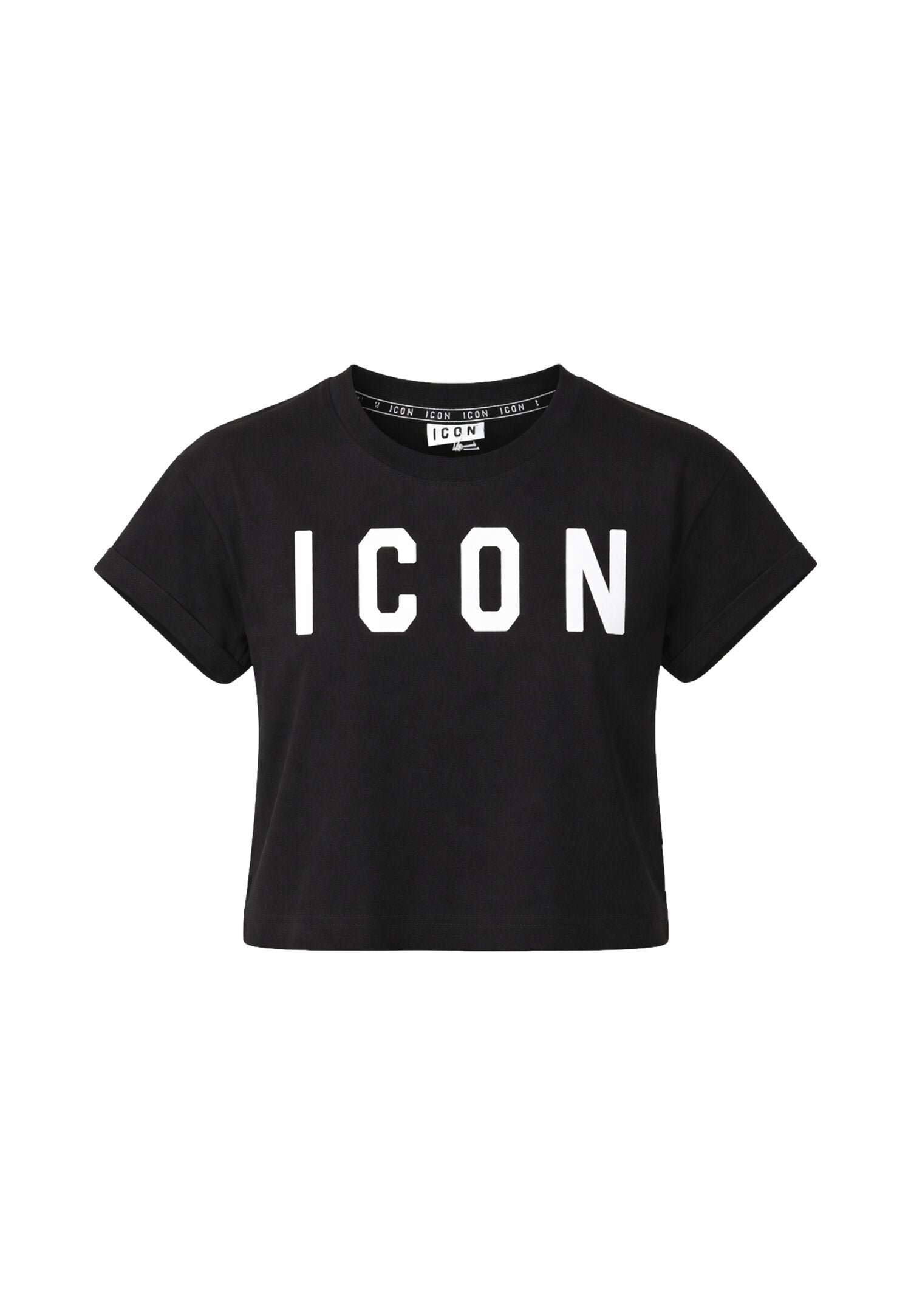 Icon Completo Nero Crop Bambina Modello Crop - IGKS00152+1150_