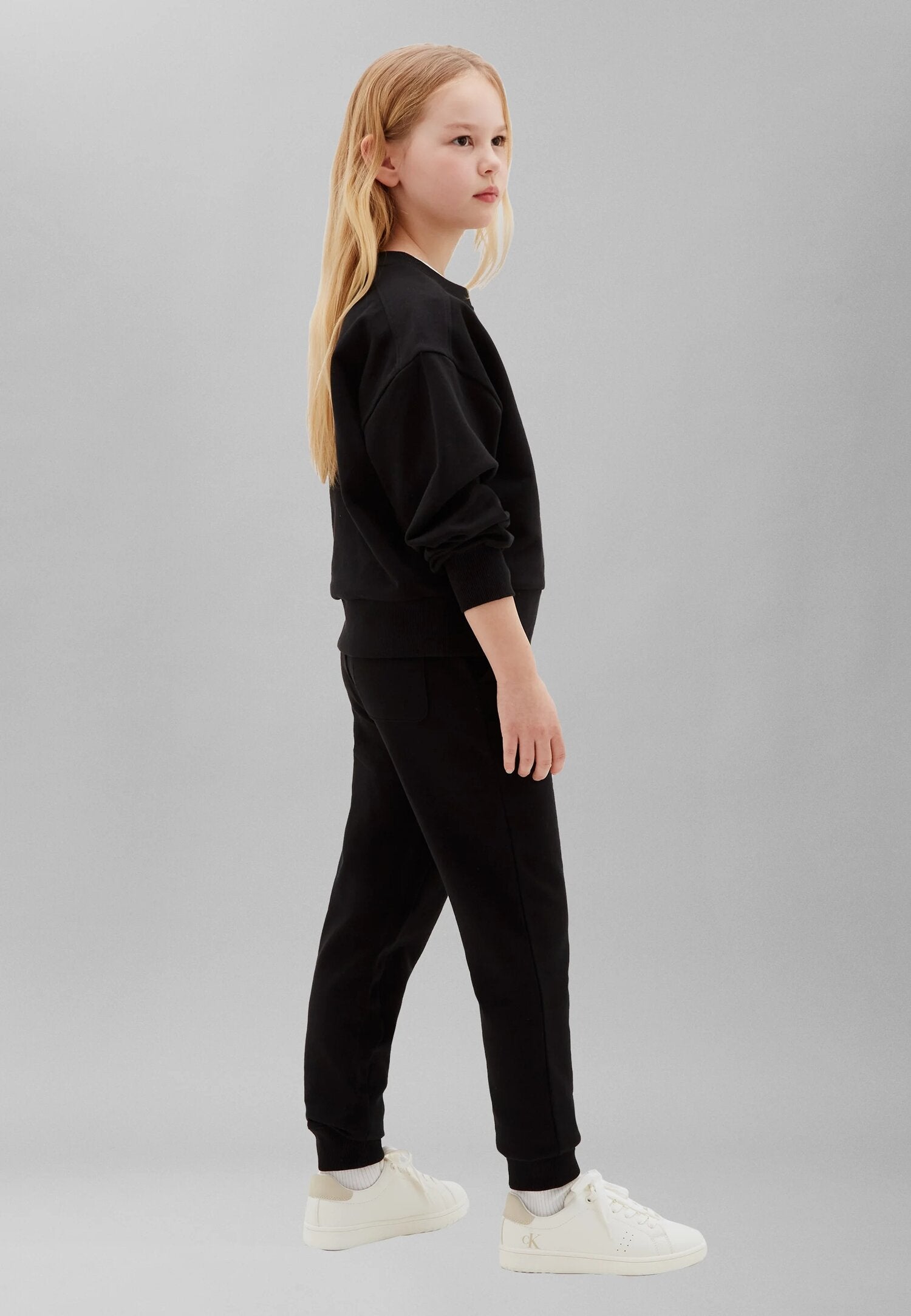 Calvin Klein Pantaloni Neri Da Tuta Bambino LV1CKTJC08BEH_