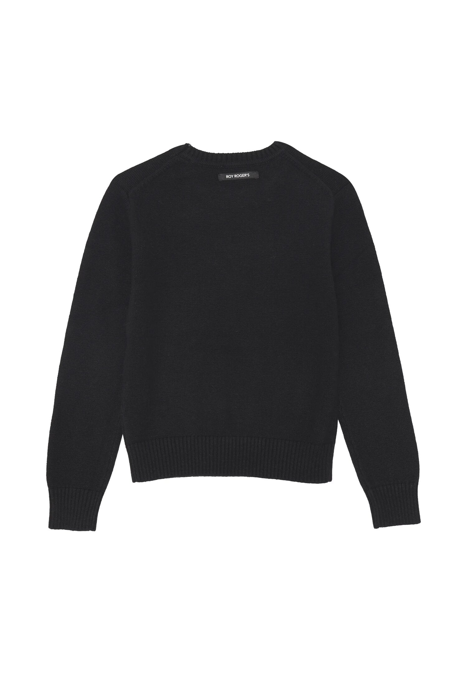 Roy Rogers Maglione Bambina Logo Ricamato - Nero (2-16 Anni)