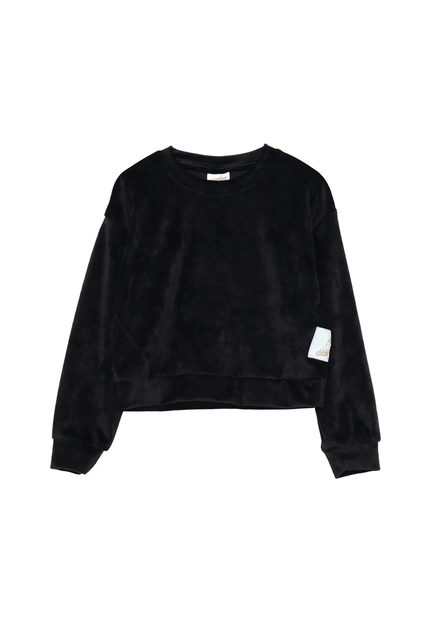 Dimensione Danza Completo Nero Ciniglia Bambina Tessuto Girocollo invernale AI