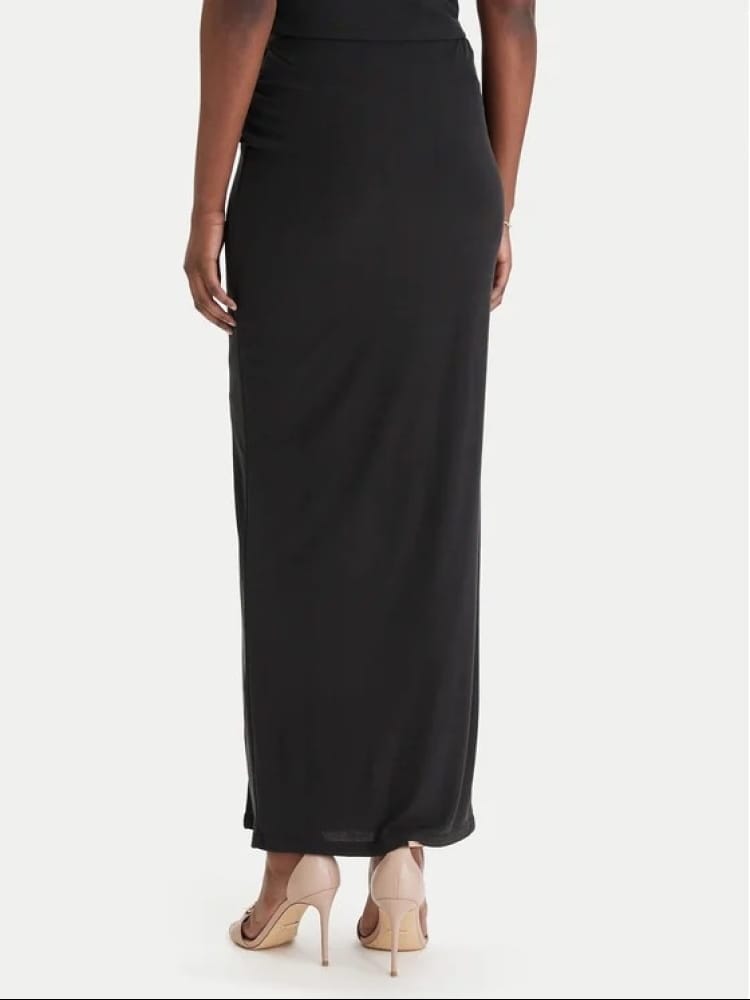 Guess gonna nera donna lunga mini logo