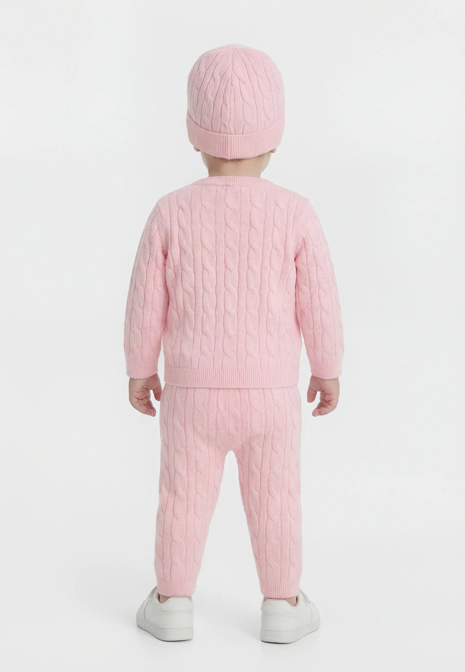 Tommy Hilfiger Completo Rosa Neonata In Maglia Quotidiano PE26