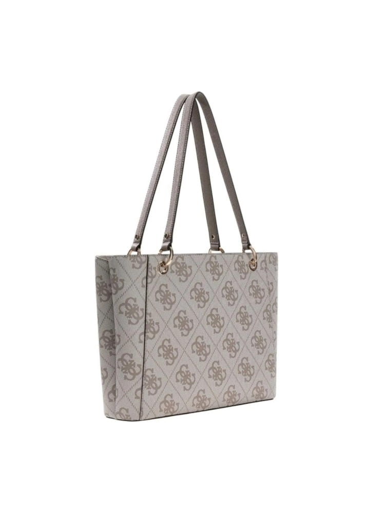Guess borsa crema donna logo all over