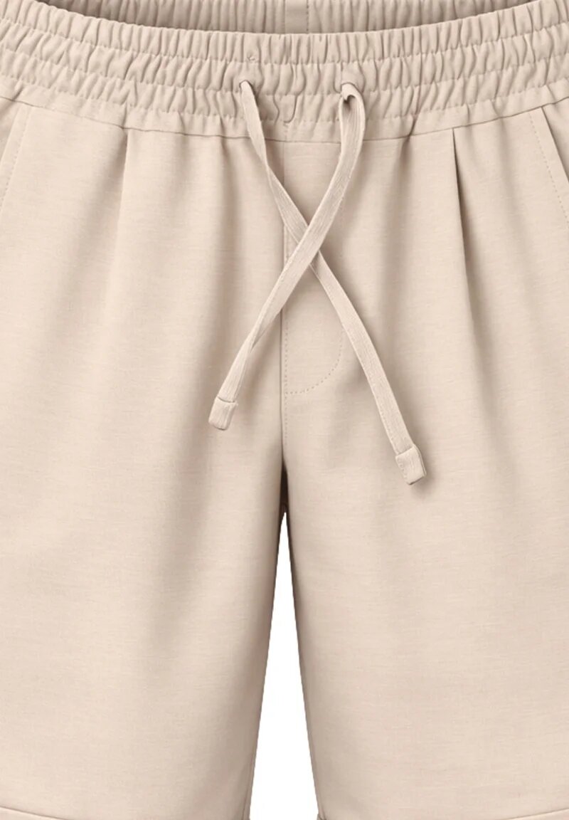 Overd Bermuda Beige Con Risvolto e Laccio Bambino OK261257SB_