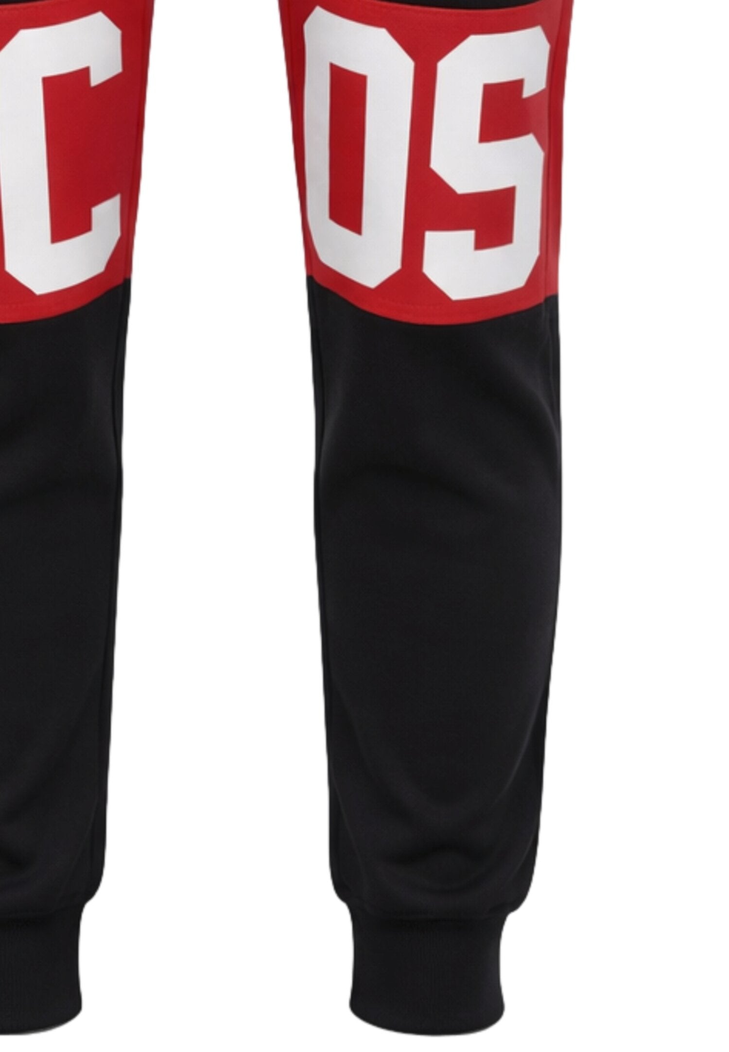 Gcds Pantalone Tuta Nero Bambino Vita Regolabile Sportivo In Cotone 743333_